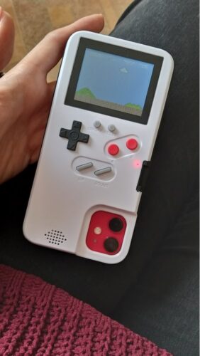 Revue de photos de l'étui de téléphone Gameboy