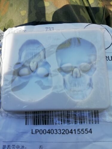 3D Skull Silicone Mold photo review