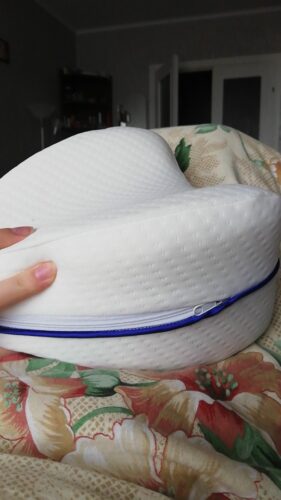 Pelvic Pillow™ - Reseña fotográfica de almohada ortopédica para piernas con espuma viscoelástica