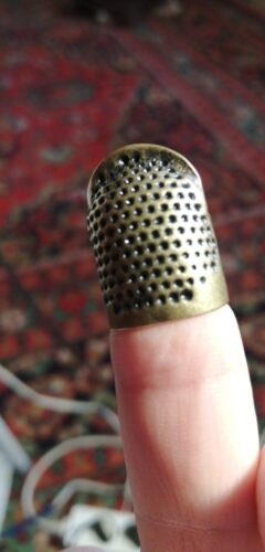Sewing Thimble Finger Protector photo review