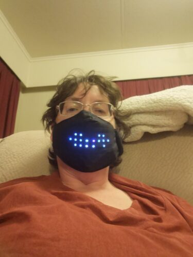 Voice Activated Led Mask photo review