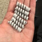 Économiseur de câble en spirale pliable, 6 pièces, revue de photos