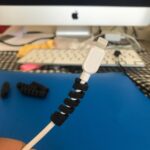 Économiseur de câble en spirale pliable, 6 pièces, revue de photos