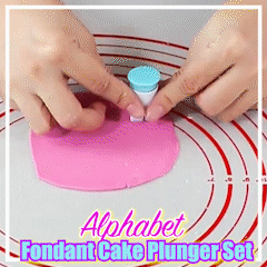 Alphabet Fondant Plunger Cutter 12
