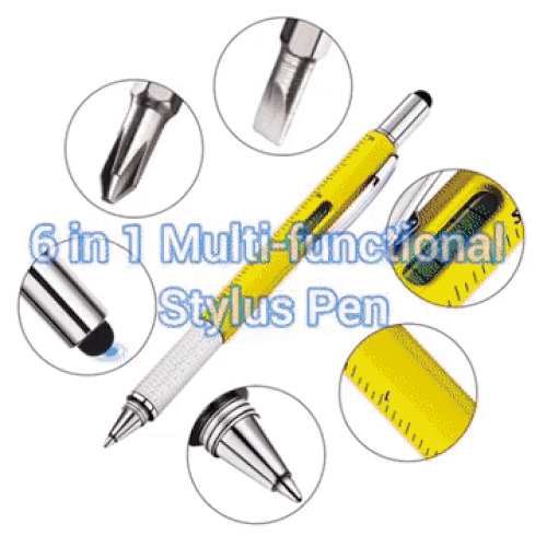 6-in-1 Multi-Functional Stylus Pen 13