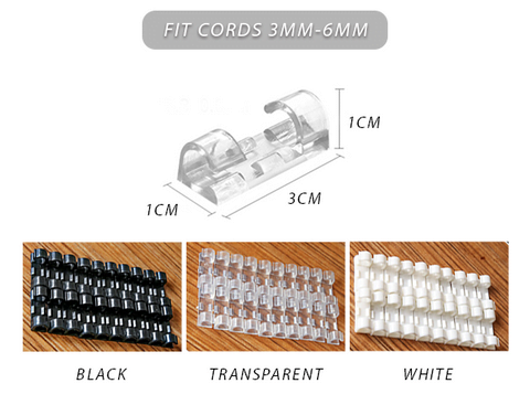 Adhesive Mini Cords Organizer 19
