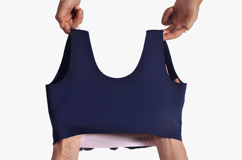 Sexy Lace Cut-out Wireless Lift-up Bra 15